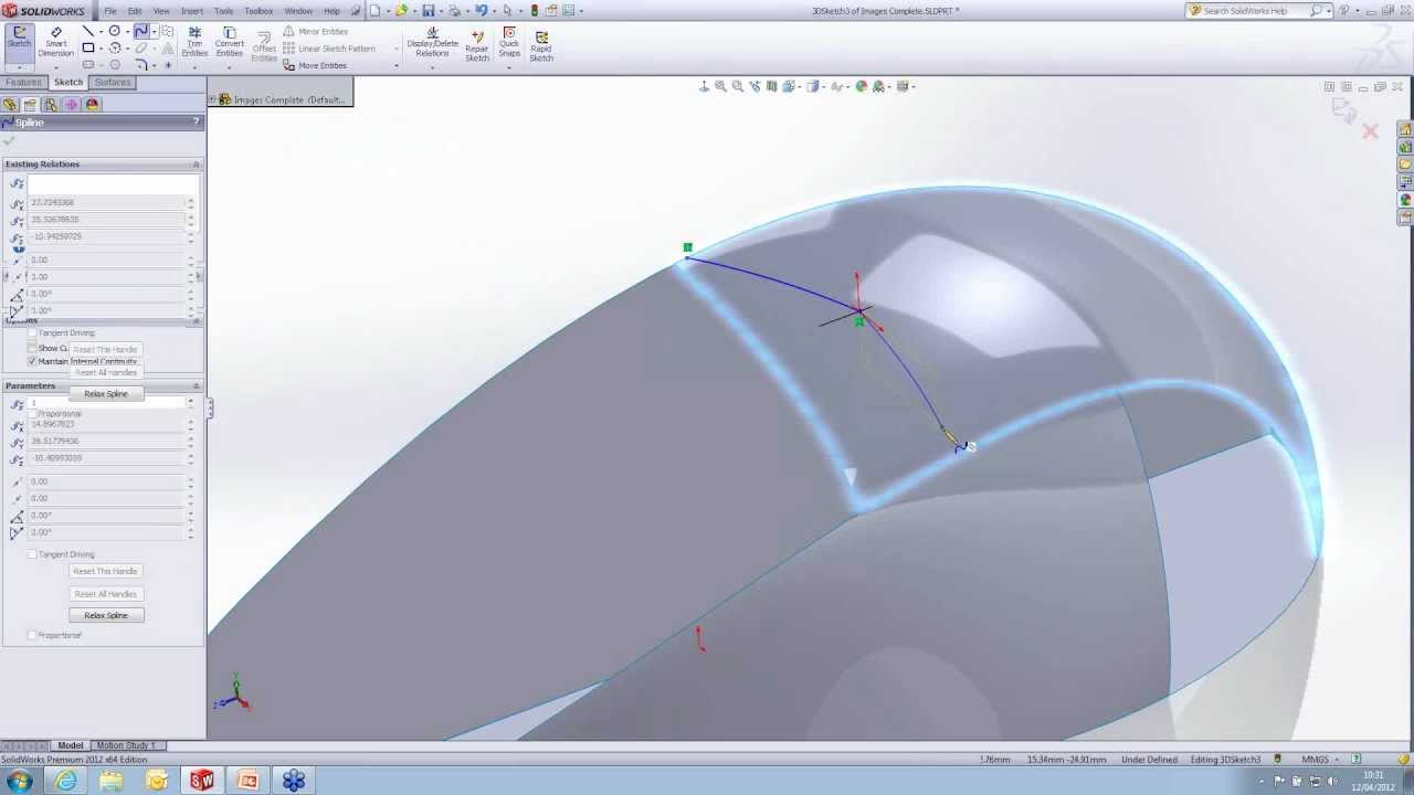 solidworks surface modeling tutorial pdf